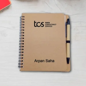 Corporate Personalised Spiral Notebook and Pen