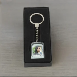 Custom Printable Glass Key Chain