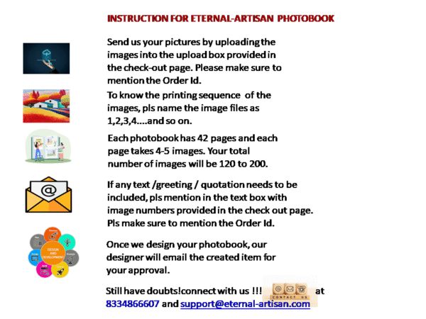 Custom Designed Couple Photo Book Album with Your Own Photography - Image 6
