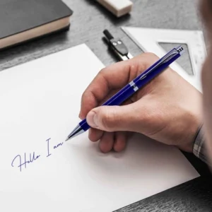 Customised Parker Folio Standard Chrome Trim Ball Pen
