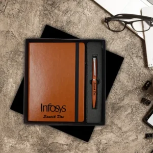 Customized Unique Corporate Diary Pen Gift Set
