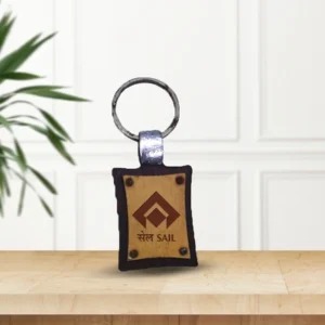 Laser Engraved Customised Wooden Keychain