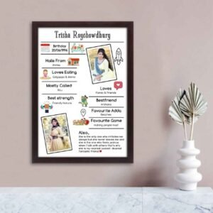 Personalised Birthday Slam Photo Frame