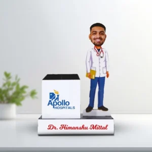 Personalised Caricature Pen Holders for Corporate Gifts