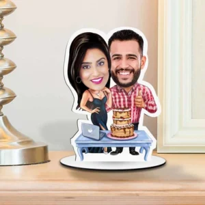 Personalised Caricature for Birthday Couple
