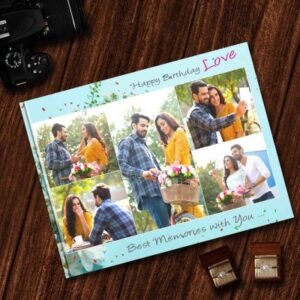 Personalised Photo Album 12.5x9 for Husband Birthday