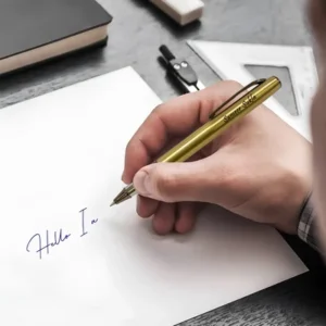Personalized Unique design Golden color Roller Pen