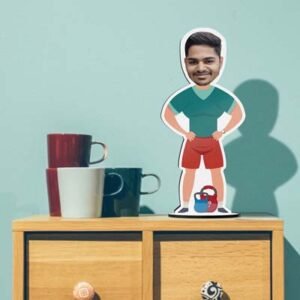 Personalized single caricature for Gym Freak