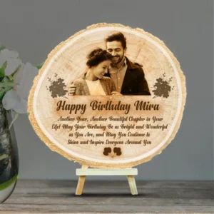 Premium Custom Wooden Frames For Birthday ( 16.51 x 17.78 cm)