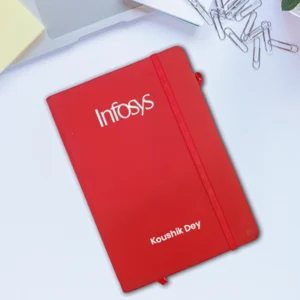 Red Corporate Personalised Diary