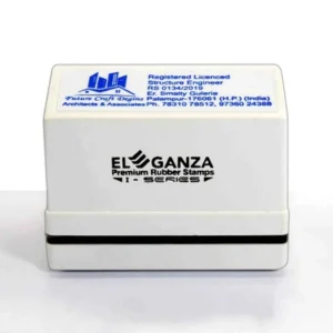 Self Inking or Pre Inked Rubber Stamp for Official Use (63 X 23 mm)