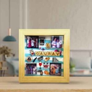 Customised Shadow Box For Male Friends A5