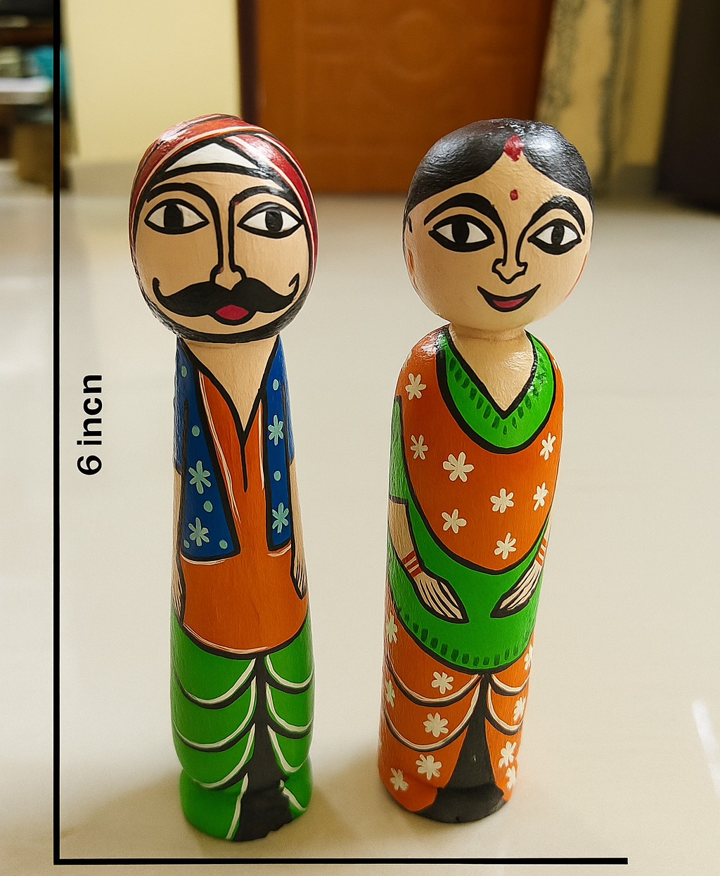 Wooden Doll 01- by Mousumi Paul - Image 3